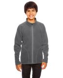 Team 365 TT90Y Youth Campus Microfleece Jacket in Sport graphite