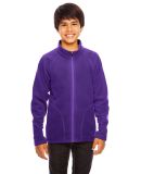Team 365 TT90Y Youth Campus Microfleece Jacket in Sport purple