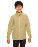 Team 365 TT90Y Youth Campus Microfleece Jacket in Sport vegas gold