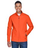 Team 365 TT80 Men's Leader Soft Shell Jacket in Sport orange