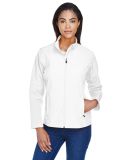 Team 365 TT80W Ladies' Leader Soft Shell Jacket in White