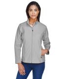 Team 365 TT80W Ladies' Leader Soft Shell Jacket in Sport silver
