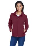 Team 365 TT80W Ladies' Leader Soft Shell Jacket in Sport maroon