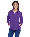 Team 365 TT80W Ladies' Leader Soft Shell Jacket in Sport purple