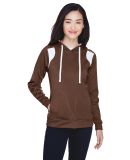 Team 365 TT30W Ladies' Elite Performance Hoodie in Sport dark brown