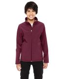 Team 365 TT80Y Youth Leader Soft Shell Jacket in Sport maroon
