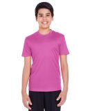 Team 365 TT11Y Youth Zone Performance T-Shirt in Sp charity pink