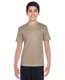 Team 365 TT11Y Youth Zone Performance T-Shirt in Desert khaki