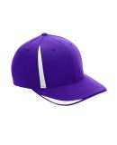 Team 365 ATB102 by Flexfit Adult Pro-Formance® Fr in Sp purple/ white