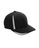 Team 365 ATB102 by Flexfit Adult Pro-Formance® Fr in Black/ sp silver