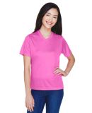 Team 365 TT11W Ladies' Zone Performance T-Shirt in Sp charity pink