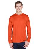 Team 365 TT11L Men's Zone Performance Long-Sleeve  in Sport orange