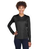 Team 365 TT11WL Ladies' Zone Performance Long-Slee in Black