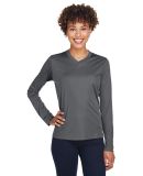 Team 365 TT11WL Ladies' Zone Performance Long-Slee in Sport graphite