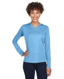 Team 365 TT11WL Ladies' Zone Performance Long-Slee in Sport light blue