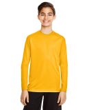 Team 365 TT11YL Youth Zone Performance Long-Sleeve in Sp athletic gold