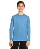 Team 365 TT11YL Youth Zone Performance Long-Sleeve in Sport light blue