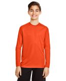 Team 365 TT11YL Youth Zone Performance Long-Sleeve in Sport orange
