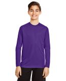 Team 365 TT11YL Youth Zone Performance Long-Sleeve in Sport purple