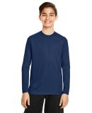 Team 365 TT11YL Youth Zone Performance Long-Sleeve in Sport dark navy