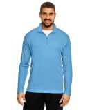 Team 365 TT31 Men's Zone Performance Quarter-Zip in Sport light blue