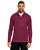 Team 365 TT31 Men's Zone Performance Quarter-Zip in Sport maroon