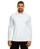 Team 365 TT31 Men's Zone Performance Quarter-Zip in White