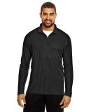 Team 365 TT31 Men's Zone Performance Quarter-Zip in Black