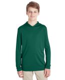 Team 365 TT41Y Youth Zone Performance Hooded T-Shi in Sport forest