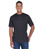 Team 365 TT11H Men's Sonic Heather Performance T-S in Black heather