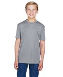 Team 365 TT11HY Youth Sonic Heather Performance T- in Athletic heather