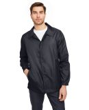 Team 365 TT75 Adult Zone Protect Coaches Jacket in Black