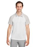 Team 365 TT21C Men's Command Snag-Protection Color in White/ sp silver