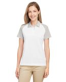 Team 365 TT21CW Ladies' Command Snag-Protection Co in White/ sport silver