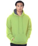 Bayside Apparel 930 USA-Made Super Heavy Thermal L in Lime green/ dark grey