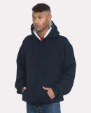 Bayside Apparel 940 USA-Made Super Heavy Thermal L in Navy/ cream