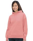 Bayside Apparel 7760 Women's USA-Made Hooded Sweat in Peach