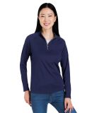 Core 365 CE418W Ladies' Origin Performance Pique Q in Clasc navy/ crbn