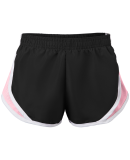 Soffe 081G Girl's Short in Black/soft pink j53