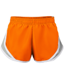 Soffe 081G Girl's Short in Orange/silver j57
