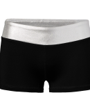 Soffe 1100V JRS DANCE SHORT in Black/silver 062