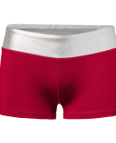 Soffe 1100V JRS DANCE SHORT in Cardinal/silver 602