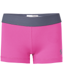 Soffe 1110G Girls Short Dri in Neon pink/gunmetal 6bf