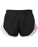 Soffe 081V Junior's Short in Black/soft pink j53