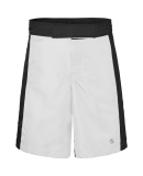 Soffe 1010M MENS MMA SHORT POLY in White/black 107