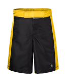 Soffe 1010M MENS MMA SHORT POLY in Black/gold 956