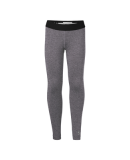 Soffe 1124G Girls Capri Dri in Grey heather 0fh