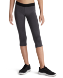 Soffe 1125G GIRLS SOFFE DRI CAPRI in Summer daisy 1eb