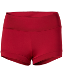 Soffe 1159V JRS HIGH RISE SLAY SHORTIE in Cardinal 601