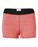 Soffe 1162V JRS DRI TEAM SHORT in Red heather 91h